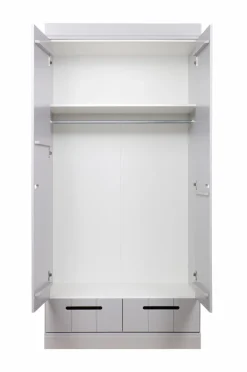 WOOOD Garderobe Connect m struktur, H195xB94xD53^ Garderobeskabe