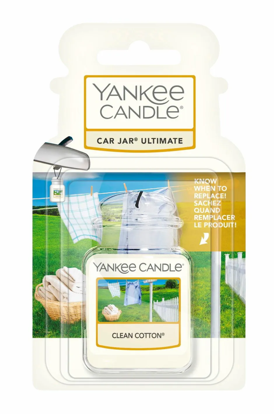 Yankee Candle Car Jar Ultimate Clean Cotton^ Rumduft