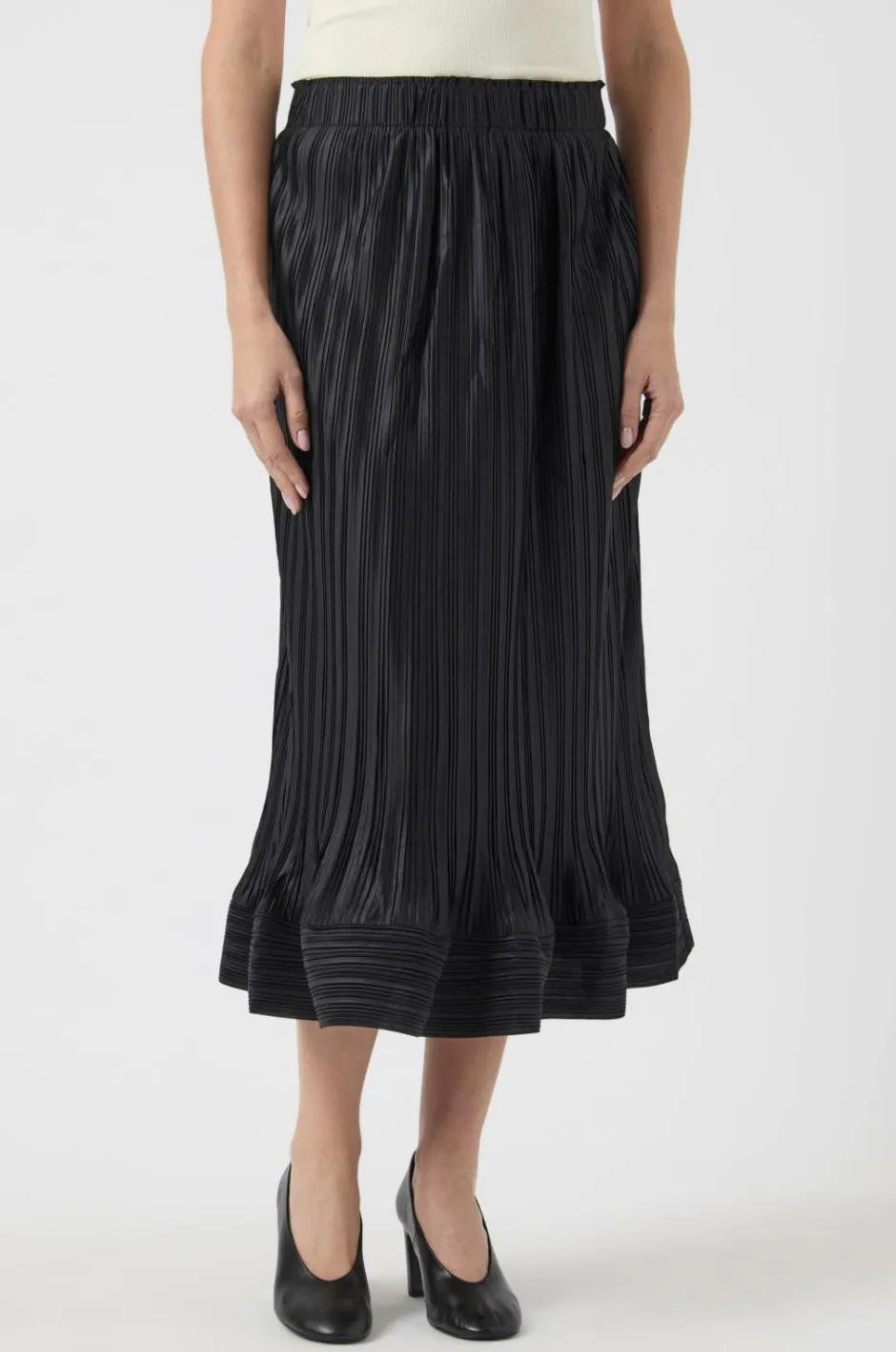 Sale Nederdel Riva HW Midi Skirt Dame Nederdele