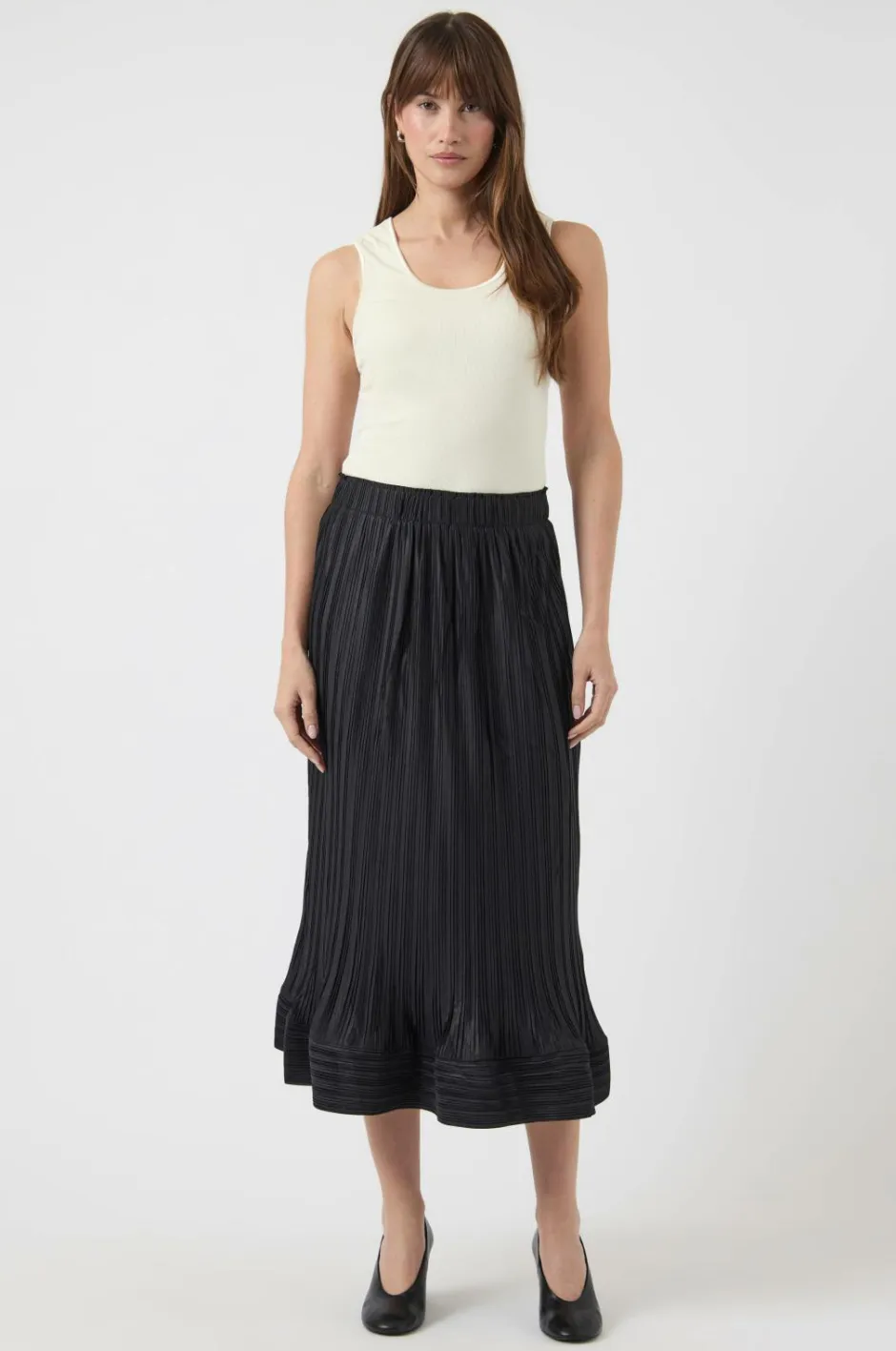 Sale Nederdel Riva HW Midi Skirt Dame Nederdele