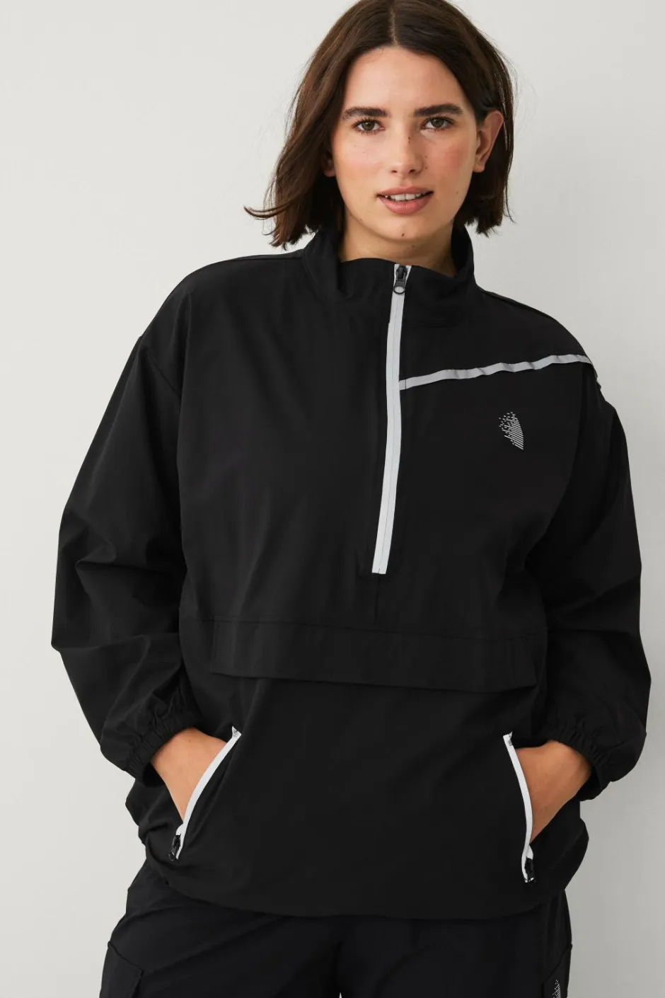Zizzi Anorak aMia L/S Track^Dame Overtøj|Overtøj
