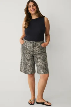 Zizzi Denimshorts jLeona Bermuda Shorts^Dame Shorts