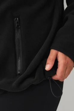 Zizzi Fleecejakke aOdi^Dame Overtøj|Overtøj