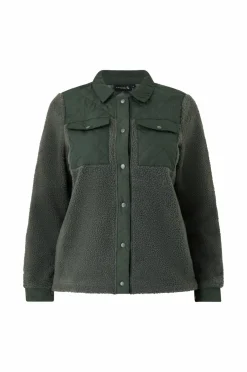 Zizzi Jakke Aophelia fleece^Dame Overtøj|Overtøj