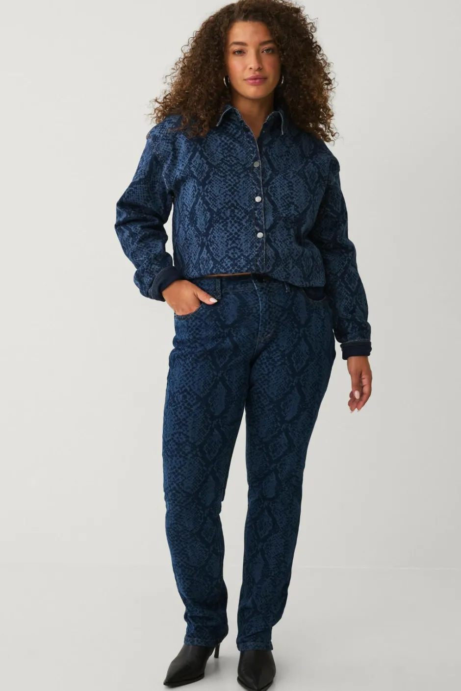 Zizzi Jeans jOlivia Snake Emily^Dame Jeans