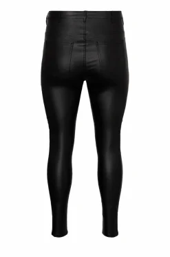 Zizzi Jeans mJoy Coated Zip Amy Pants^Dame Jeans