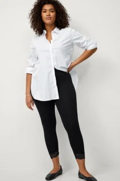Zizzi Leggings Leggings 3/4 Lace^Dame Tights & Leggings