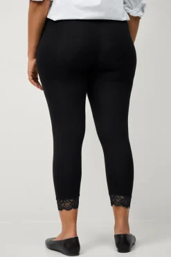 Zizzi Leggings Leggings 3/4 Lace^Dame Tights & Leggings