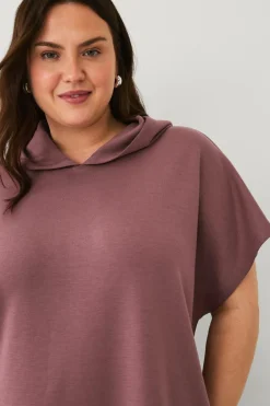 Zizzi Natkjole mAlisa S/S Knee Dress^Dame Nattøj
