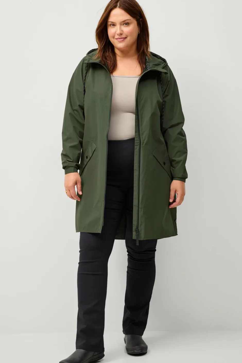 Best Regnjakke caKlara Zip L/S Raincoat Dame Regntøj