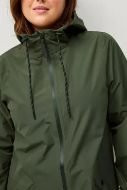 Best Regnjakke caKlara Zip L/S Raincoat Dame Regntøj
