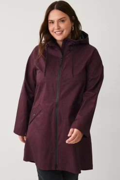 Discount Regnjakke mKlara aop Raincoat Dame Regntøj