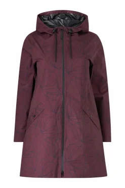 Discount Regnjakke mKlara aop Raincoat Dame Regntøj