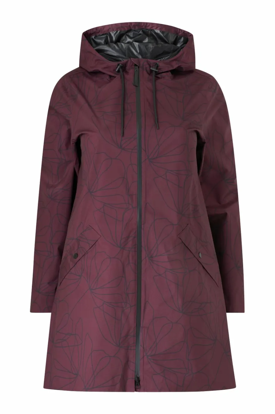 Discount Regnjakke mKlara aop Raincoat Dame Regntøj