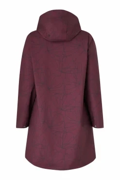 Discount Regnjakke mKlara aop Raincoat Dame Regntøj