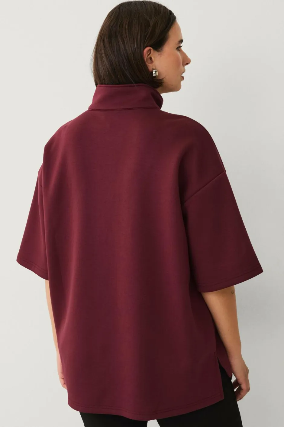 Zizzi Sweatshirt caKatalina 1/2 Zip^Dame Sweatshirts & Hoodies