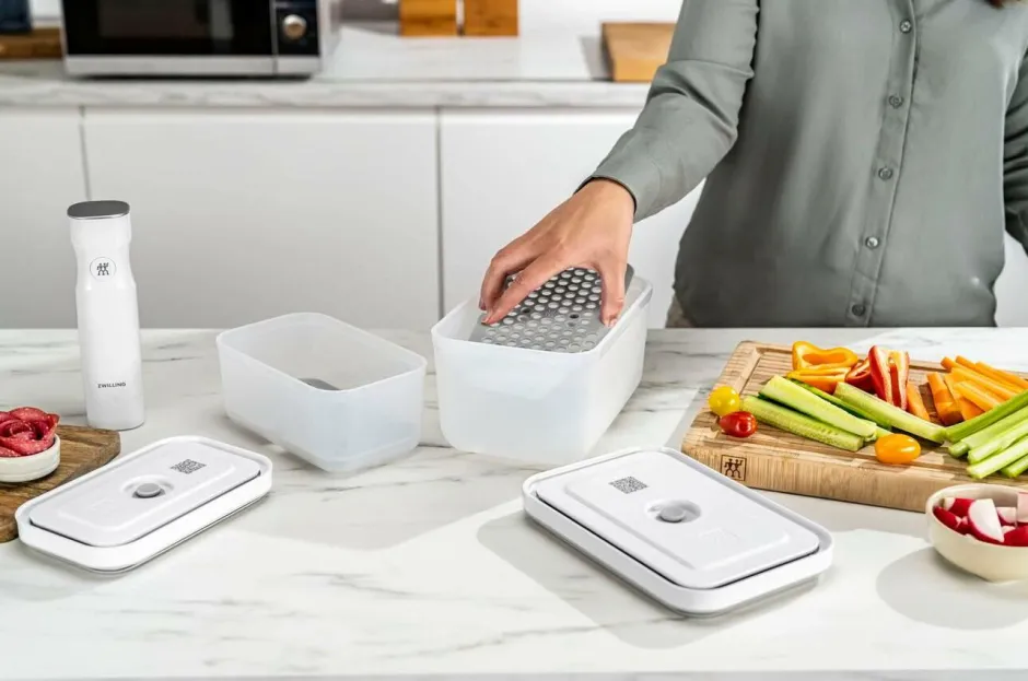 ZWILLING Drypbakker Fresh & Save til plastbeholder M/L 2-pak^ Køkkenopbevaring