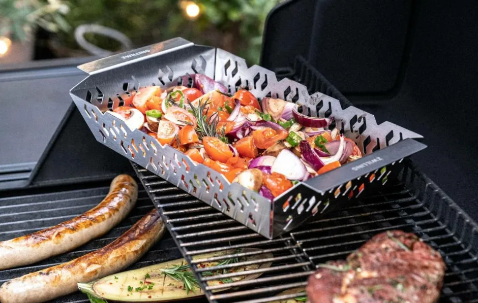 New Grillkorgar BBQ+ S/M sæt 2 dele Husholdningsartikler