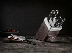 ZWILLING Knivsæt med selvslibende knivblok Gourmet 7 dele^ Køkkenknive & Knivtilbehør