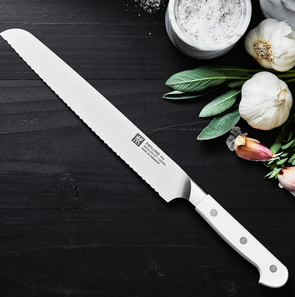 Tandad brödkniv Pro le blanc 23 cm Køkkenknive & Knivtilbehør