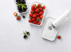 New Vakuumbeholdersæt Fresh & Save 3 stk. S, M og L Glas Køkkenopbevaring