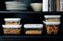 New Vakuumbeholdersæt Fresh & Save 3 stk. S, M og L Glas Køkkenopbevaring